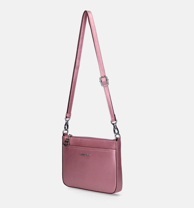Laurent David Nos 006 Sac porté croisé en Rose pour femmes (337086)