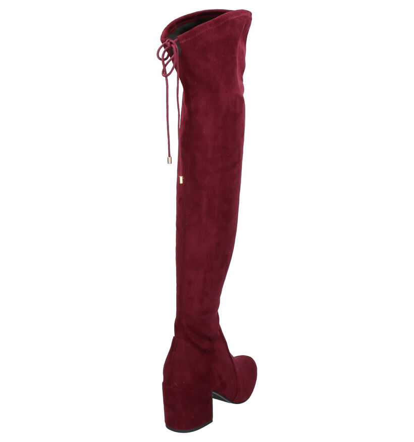 Tamaris TOUCH it Bottes en Bordeaux en textile (257133)