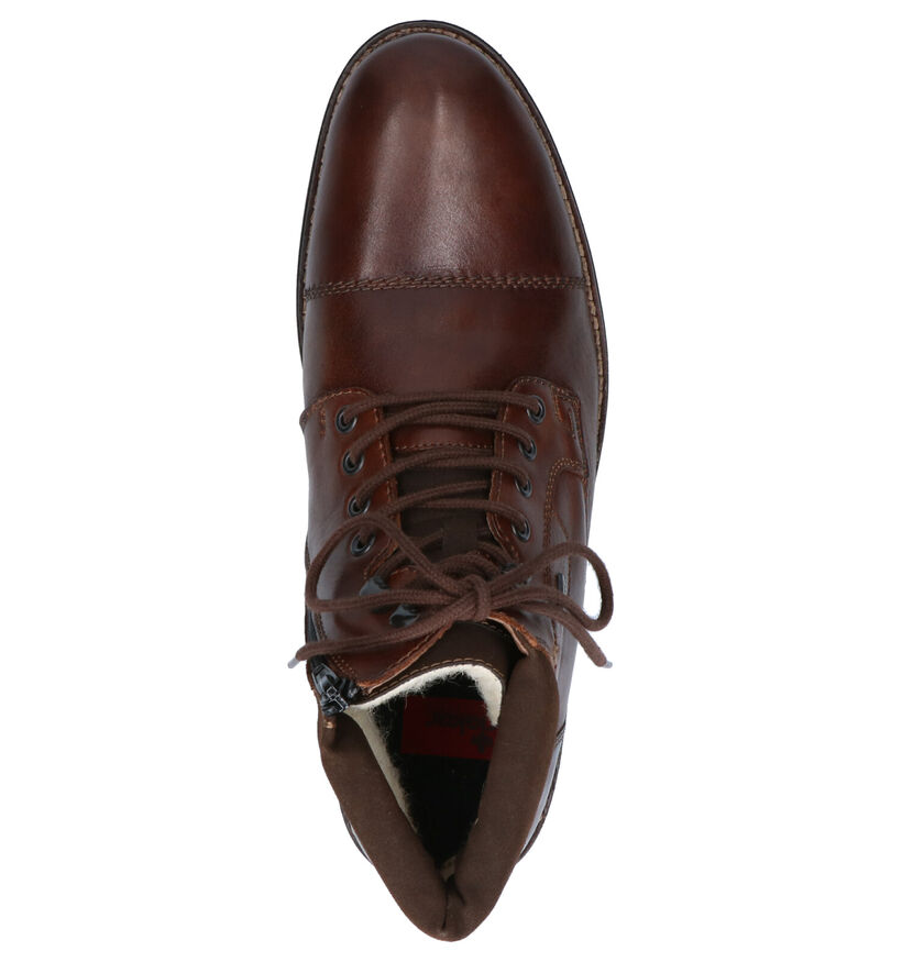 Rieker Chaussures hautes en Brun foncé en cuir (262178)