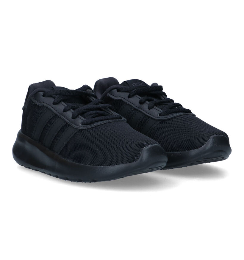 adidas Lite Racer 3.0 Zwarte sneakers voor jongens (318837)