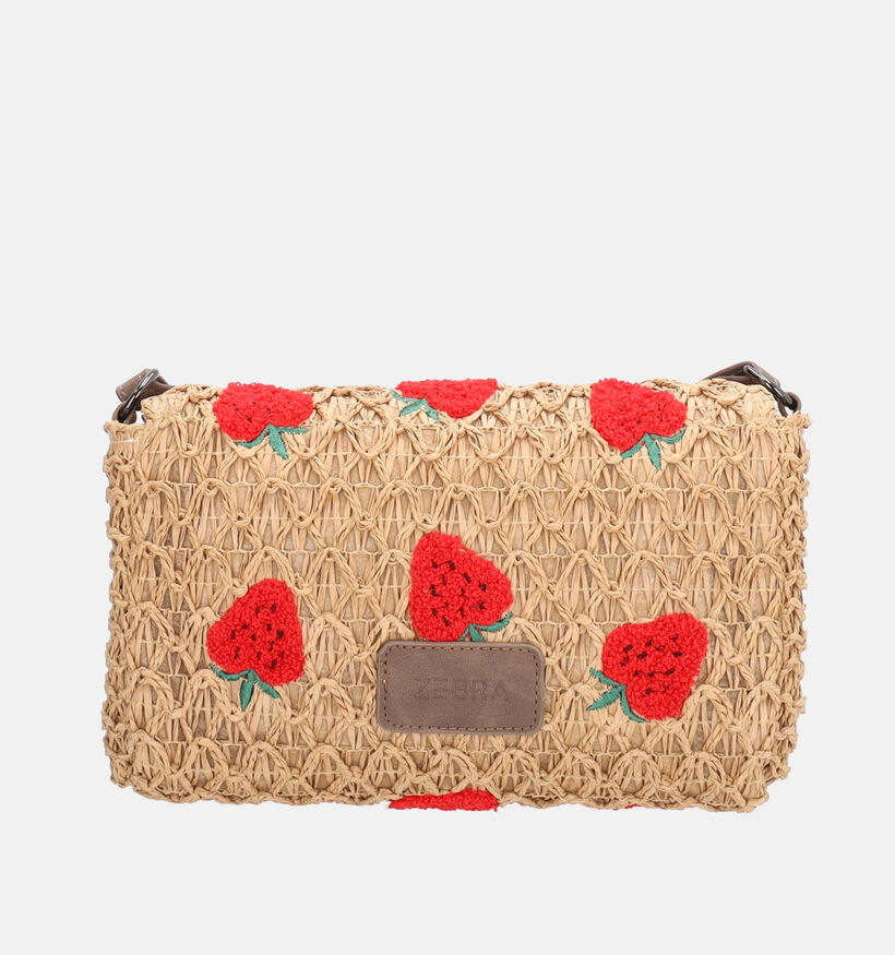 ZEBRA Trends Sola Strawberry Beige Crossbodytas voor dames (374370)