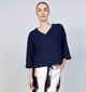 Vila Reflect V-Neck Donkerblauwe Blouse voor dames (369461)