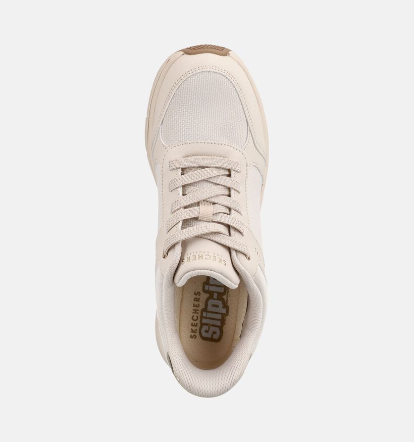 Skechers Billion Flex Ecru Slip-ins voor dames (376926) - geschikt voor steunzolen
