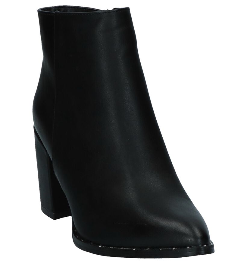 Poelman Bottillons en Noir en simili cuir (223840)