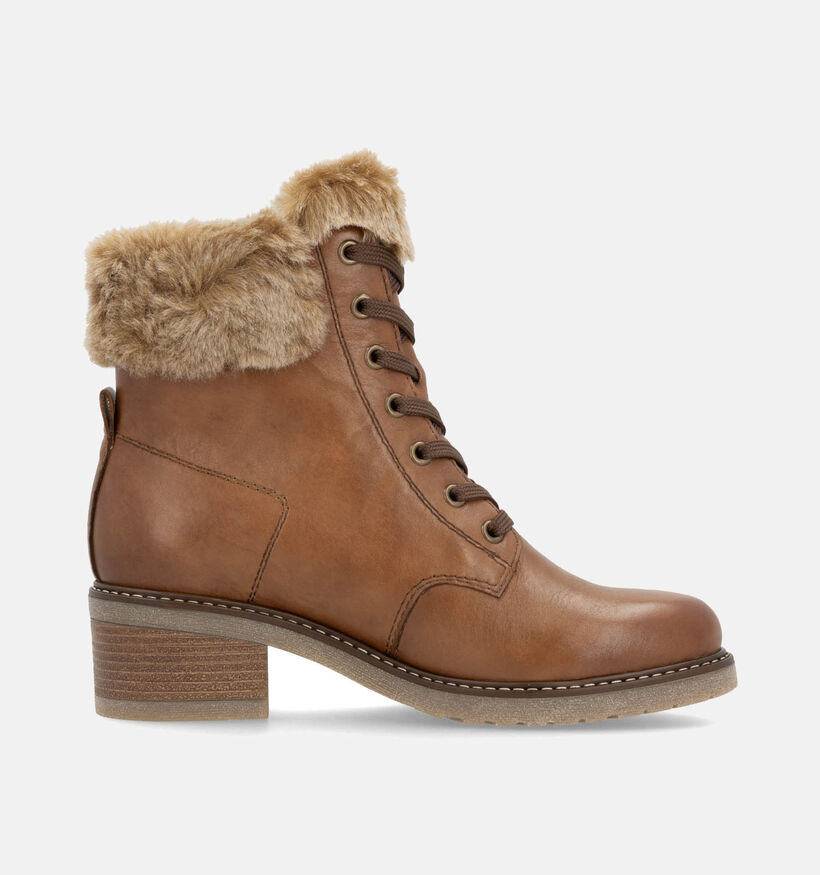 Remonte Boots à lacets en Cognac pour femmes (347227) - pour semelles orthopédiques