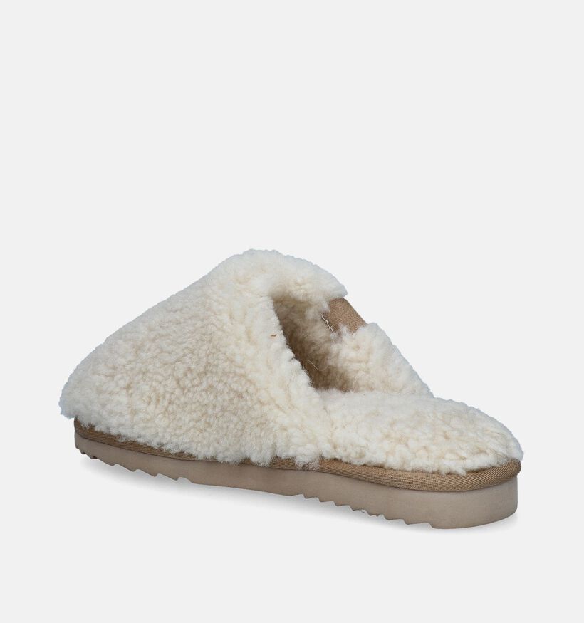 Warmbat Midura Pantoufles en Écru pour femmes (346213)
