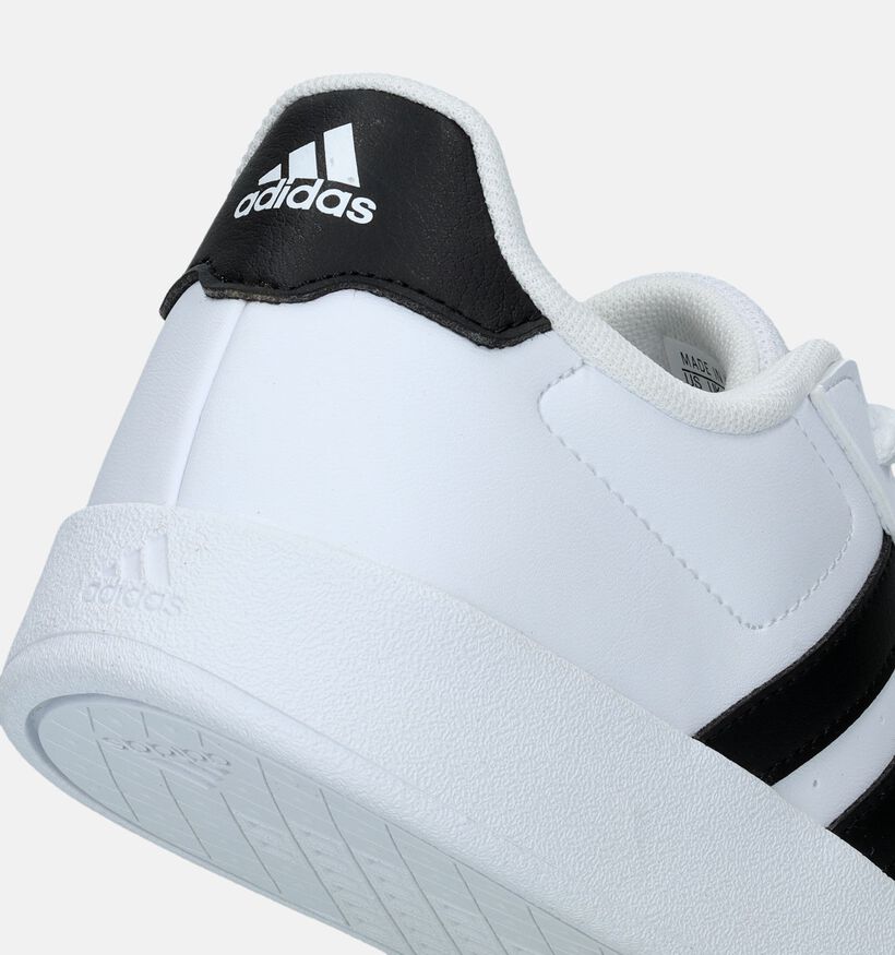 adidas Breaknet Witte Sneakers voor jongens, meisjes (318945) - geschikt voor steunzolen