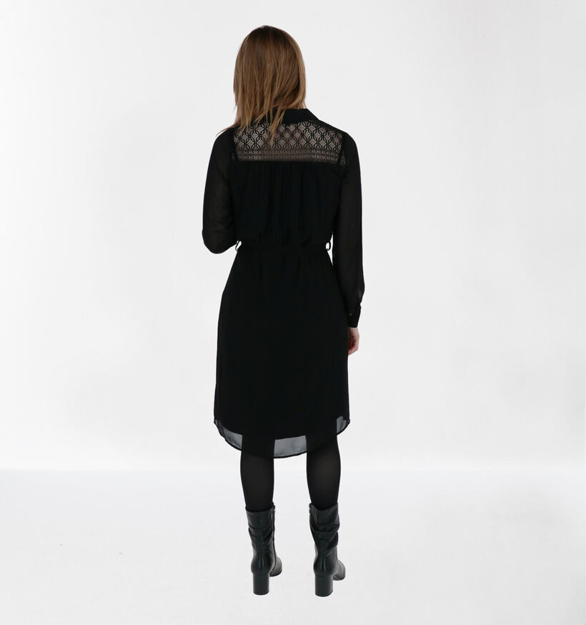 Tramontana Robe Chemise en Noir (282027)