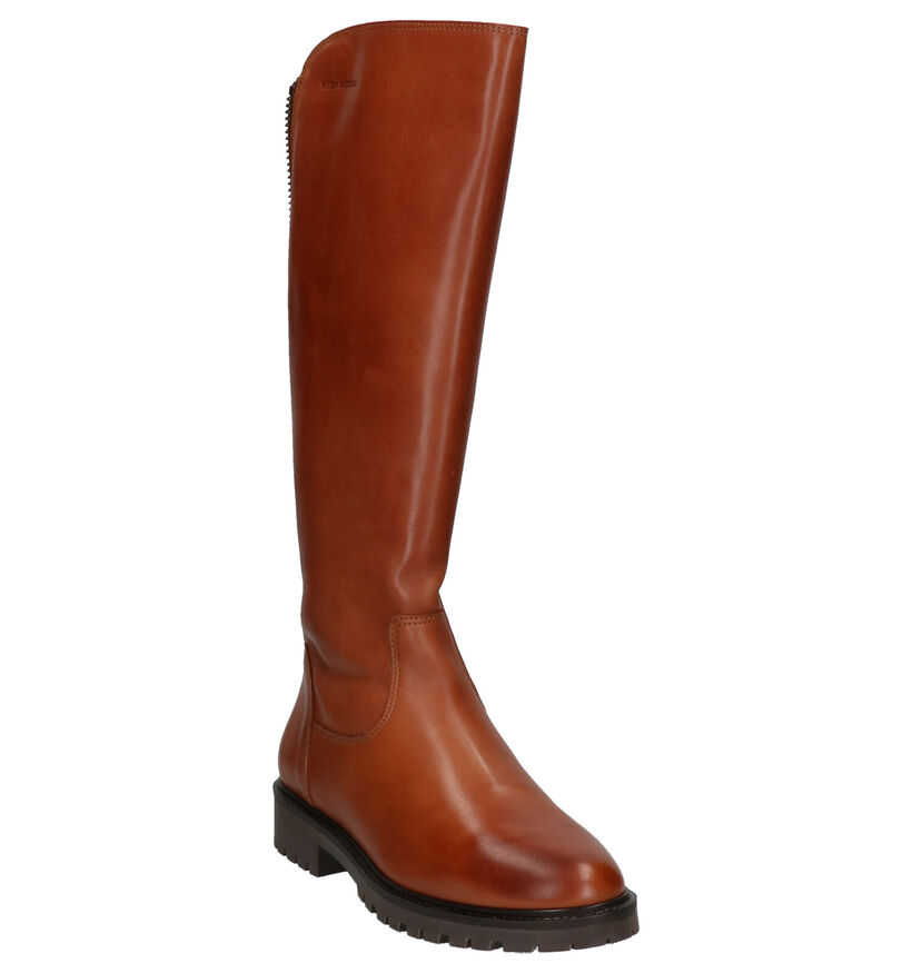 River Woods Salie Bottes en Cognac en cuir (260302)