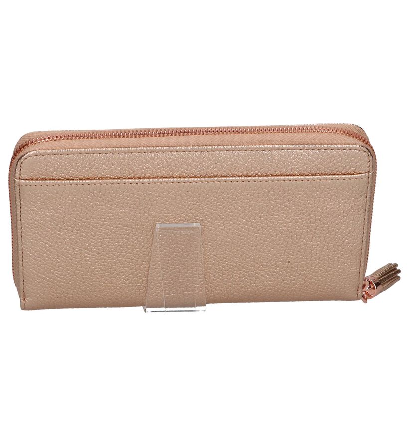 Rose Gold Ritsportemonnee Ted Baker Sheea in leer (220490)