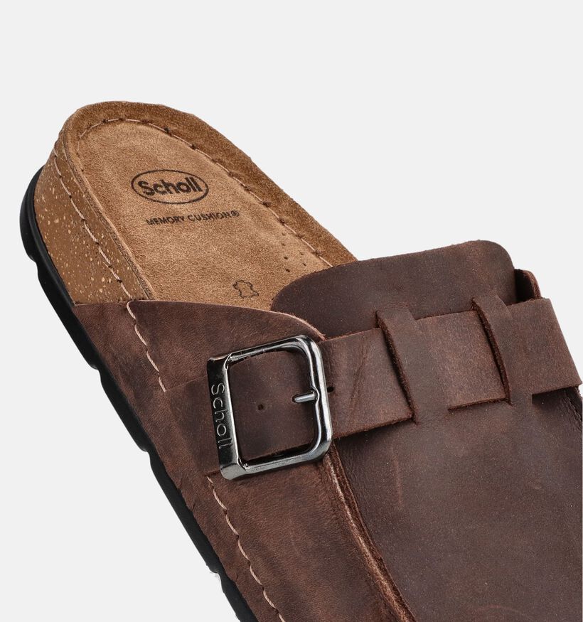 Scholl Bora Nu-pieds casual en Marron pour hommes (381869)