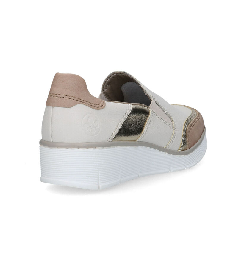 Rieker Chaussures à enfiler en Beige pour femmes (320341)