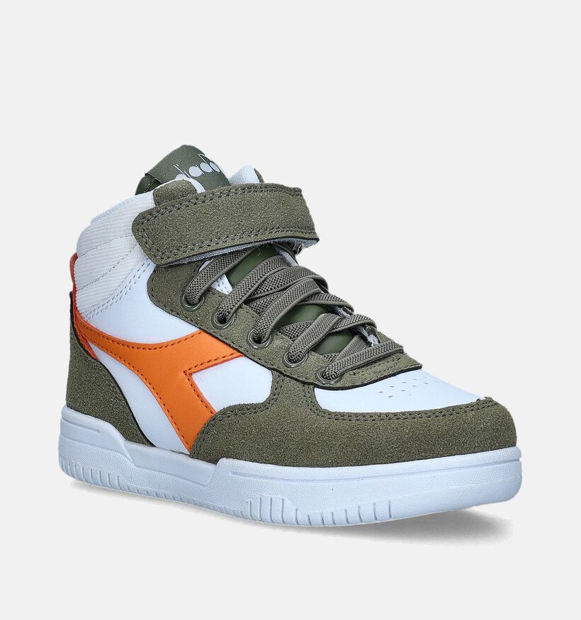 Diadora Raptor Mid Dusty PS Witte Sneakers voor jongens, meisjes (345894)