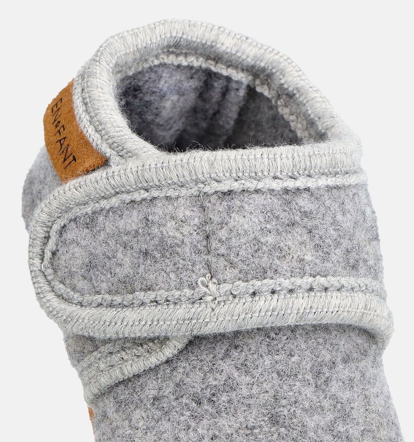 Enfant Grey Melange Pantoufles en Gris pour filles, gar&ccedil;ons (379549)