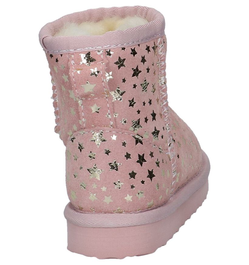 K3 Bottes basses en Rose clair en nubuck (225824)