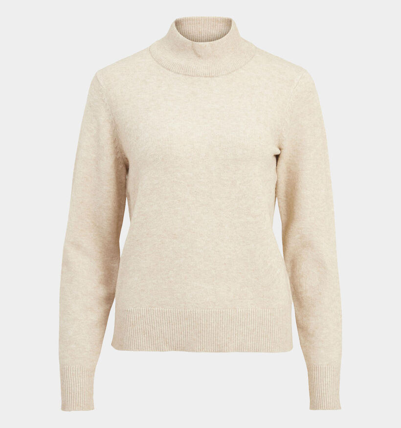 Vila Ril Crewneck Beige Trui (317847)