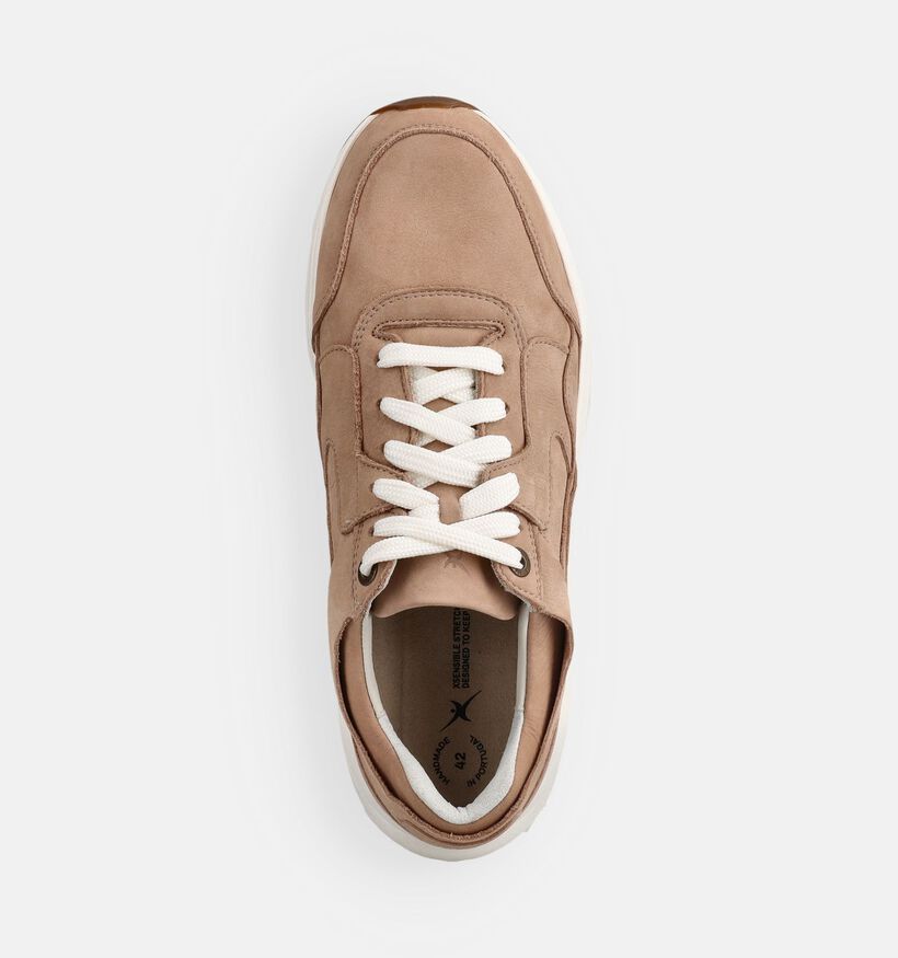 Xsensible Golden Gate Donkerbeige Sneakers voor Steunzolen voor heren (373620) - geschikt voor steunzolen