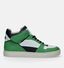 CKS Collette Baskets hautes en Vert en cuir (331718)