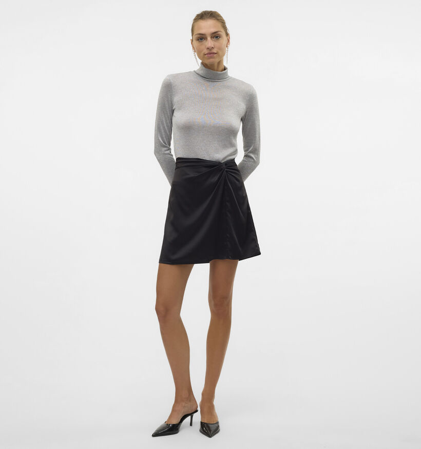 Vero Moda Sarah Beige T-shirt met rolkraag voor dames (349073)