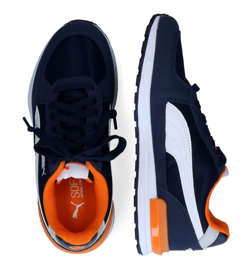 Puma Graviton JR Grijze Sneakers voor jongens (307181) - geschikt voor steunzolen