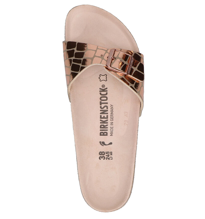 Birkenstock Madrid Birko-Flor Witte Slippers voor dames (338044)