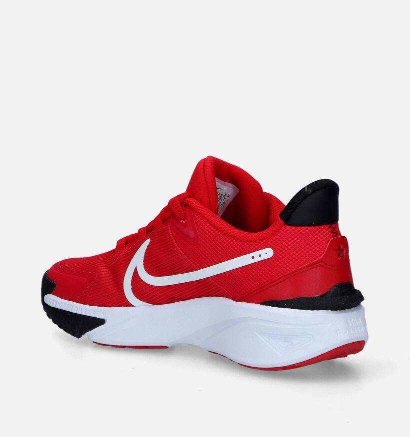 Nike Star Runner 4NN Baskets en Rouge pour filles, garçons (340248)