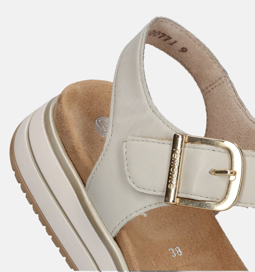 Remonte Beige Sandalen voor steunzolen voor dames (340154) - geschikt voor steunzolen