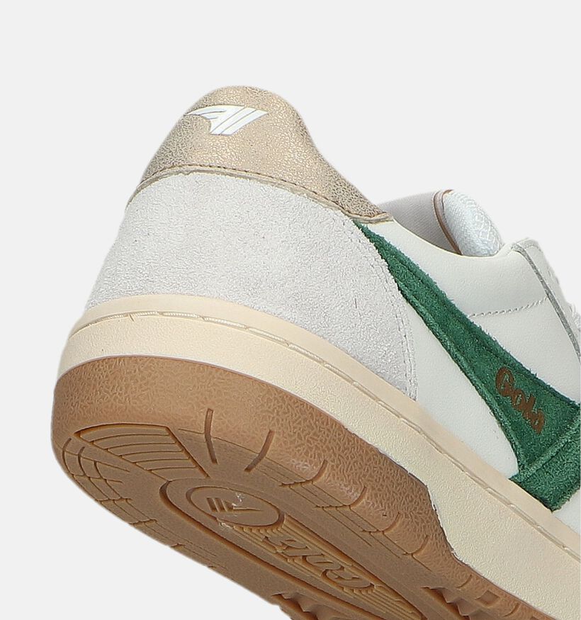 Gola Hawk Witte Sneakers voor dames (336886) - geschikt voor steunzolen