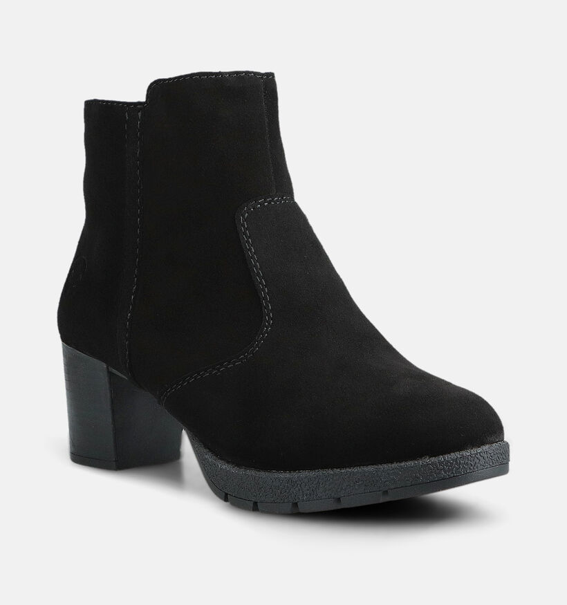 Rieker Bottines à talons en Noir pour femmes (363525) - pour semelles orthopédiques