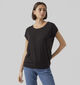 Vero Moda Ava Zwarte Basic T-shirt voor dames (345598)