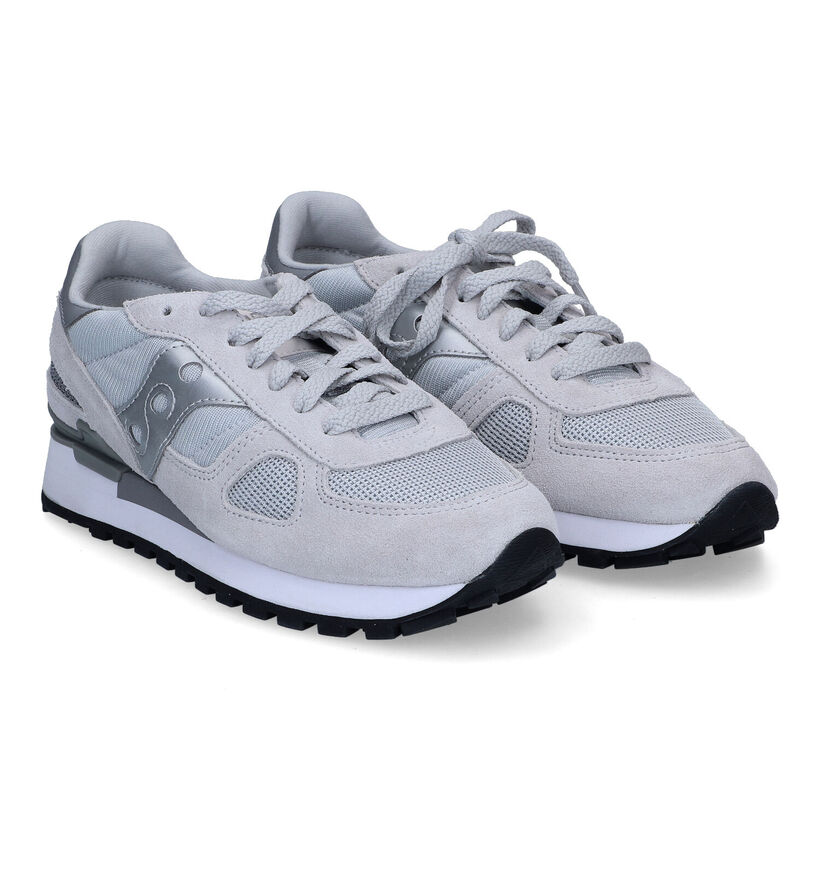 Saucony Shadow Original Baskets en Gris pour femmes (312494) - pour semelles orthopédiques