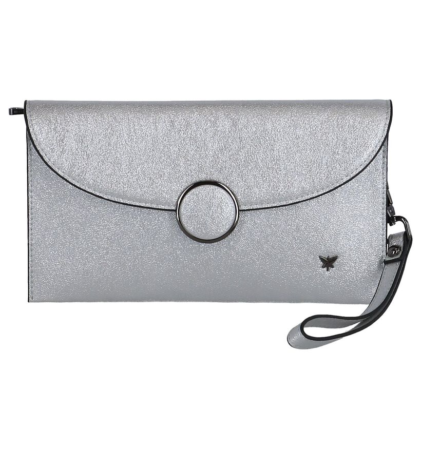 Zilveren Clutch Pepe Moll in imitatieleer (250471)