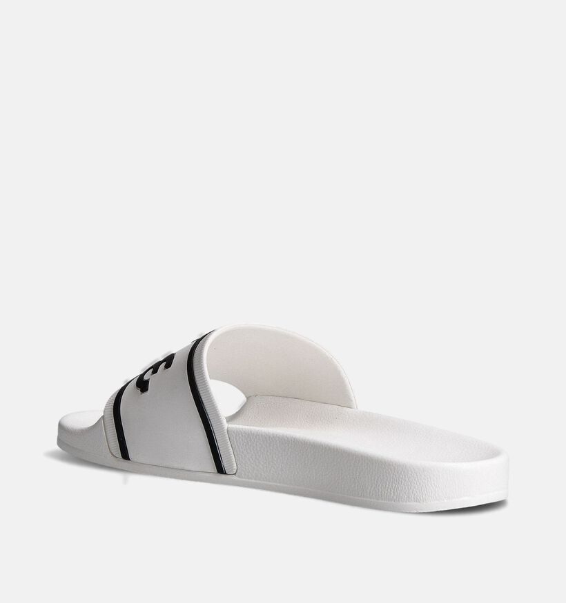 Lyle & Scott Slider Claquettes en Blanc pour hommes (354482)