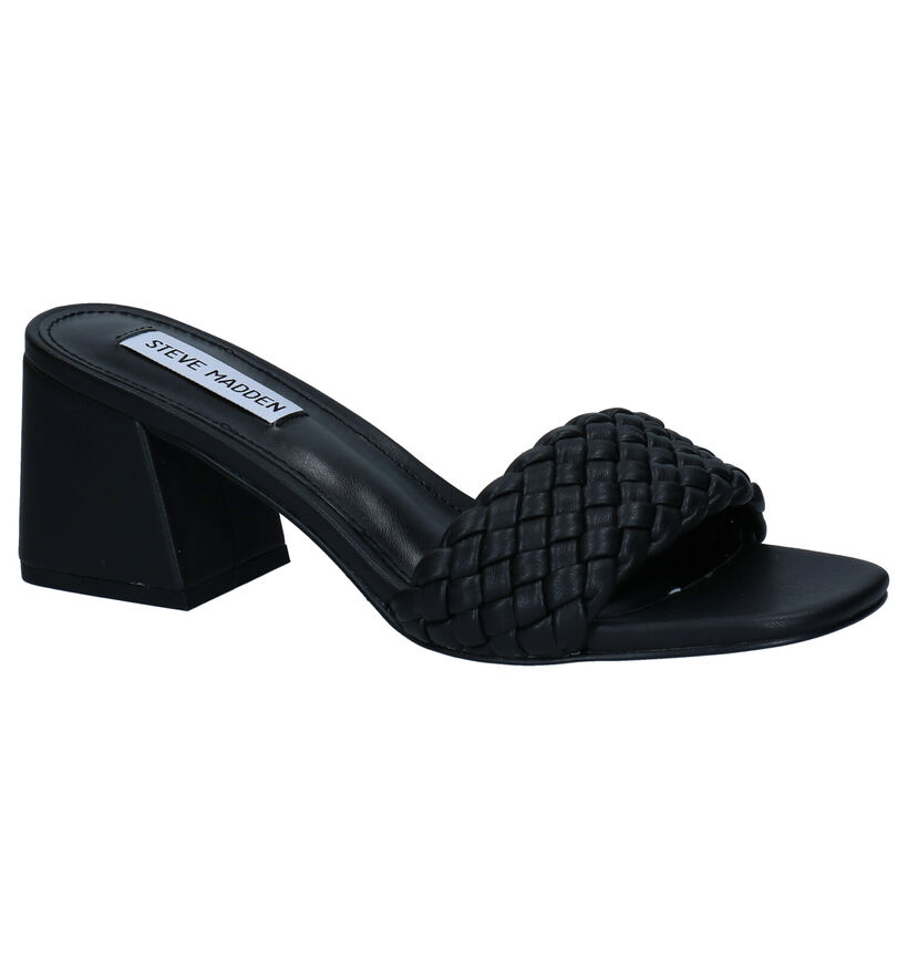 Steve Madden Aspyn Mules en Noir en simili cuir (299474)