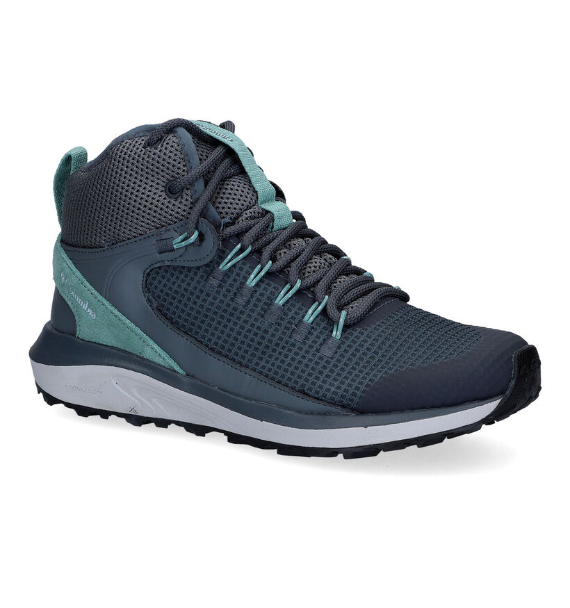 Columbia Trailstorm Mid WP Grijze Wandelschoenen voor dames (303804) - geschikt voor steunzolen