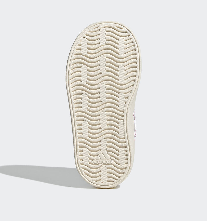 adidas VL court 3.0 CF Lichtgrijze Sneakers voor jongens (365358) - geschikt voor steunzolen