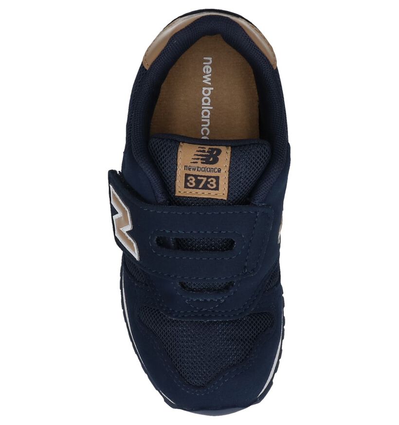 Donkerblauwe Sneakers New Balance KV373 in stof (222857)