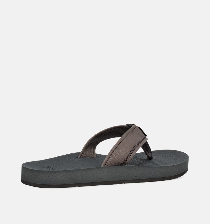 Teva Reflip Leather Tongs en Gris pour hommes (366020)