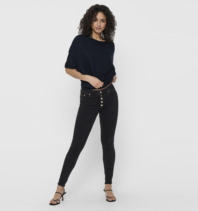 JDY New Behave Batsleeve Pull Knit Donkerblauwe Trui voor dames (359923)