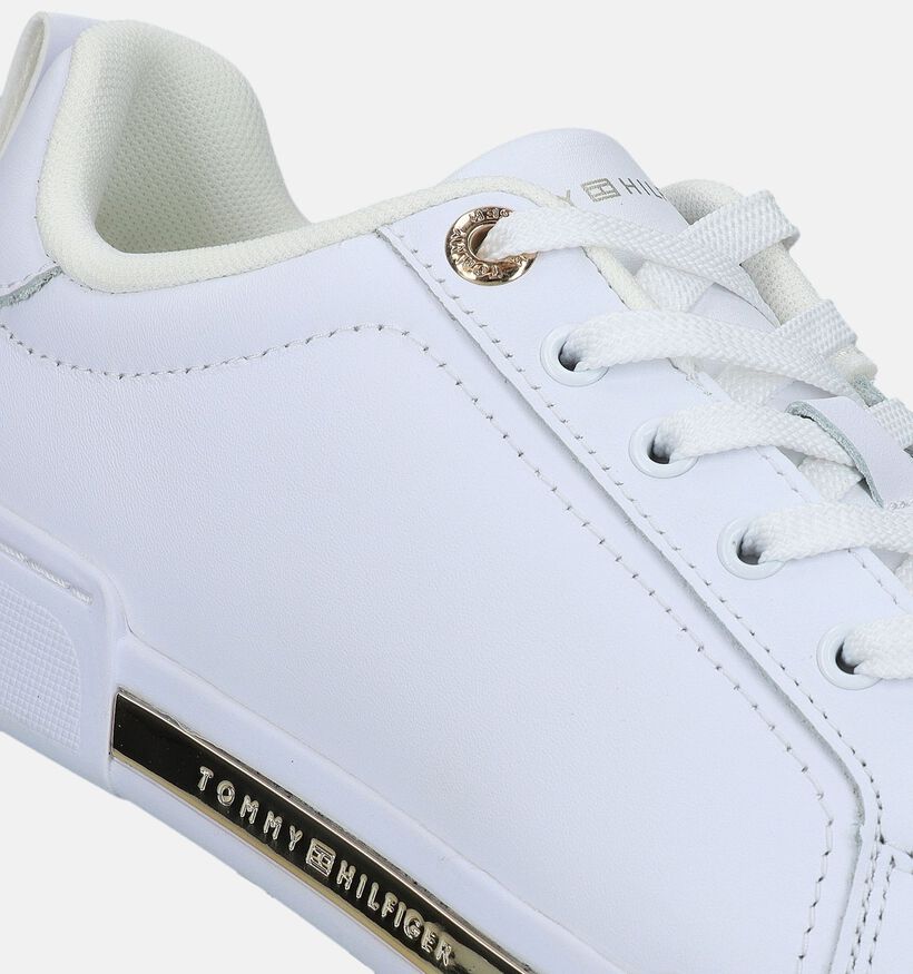 Tommy Hilfiger Chique Court Witte Sneakers voor dames (350736) - geschikt voor steunzolen