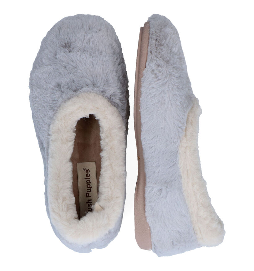 Hush Puppies Garibou Pantoufles en Gris en textile (313721)