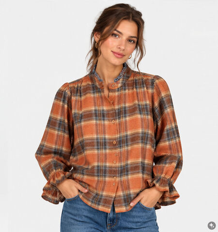 Ador&eacute; Blouses Bruin