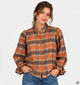 Ador&eacute; Kimber Bruine Blouse met Trumpet Sleeves voor dames (384091)
