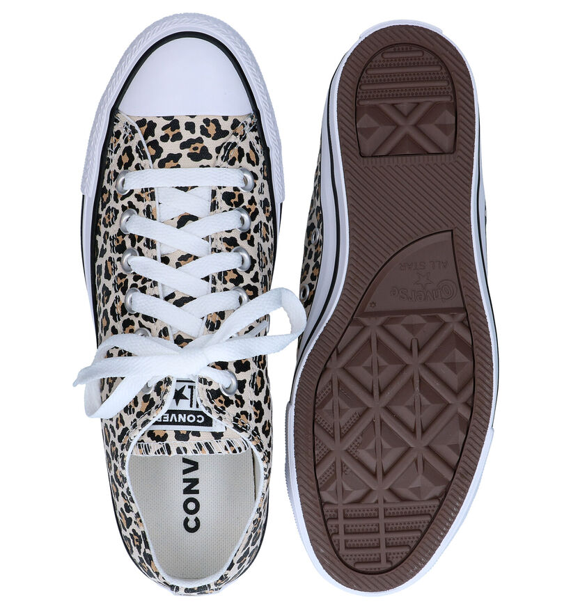 Converse Chuck Taylor AS Baskets en Beige en textile (287162)