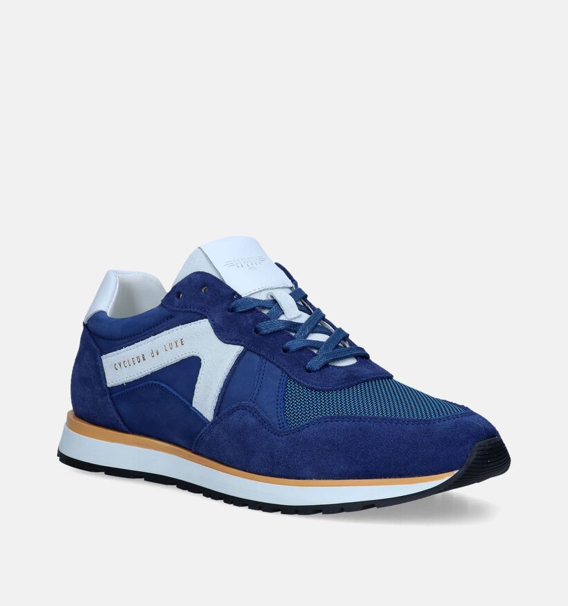 Cycleur de Luxe Campy Chaussures à lacets en Bleu pour hommes (340787) - pour semelles orthopédiques