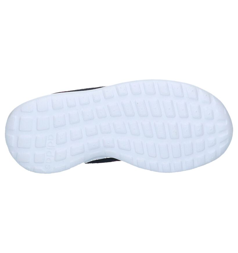 adidas Lite Racer Baskets en Bleu en textile (221816)