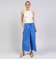 Desires Frances Mid Waisted Blauwe Culotte Broek voor dames (374246)