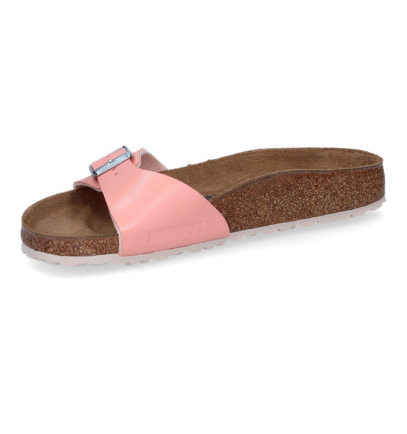 Birkenstock Madrid Zwarte Slippers in kunstleer (302977)