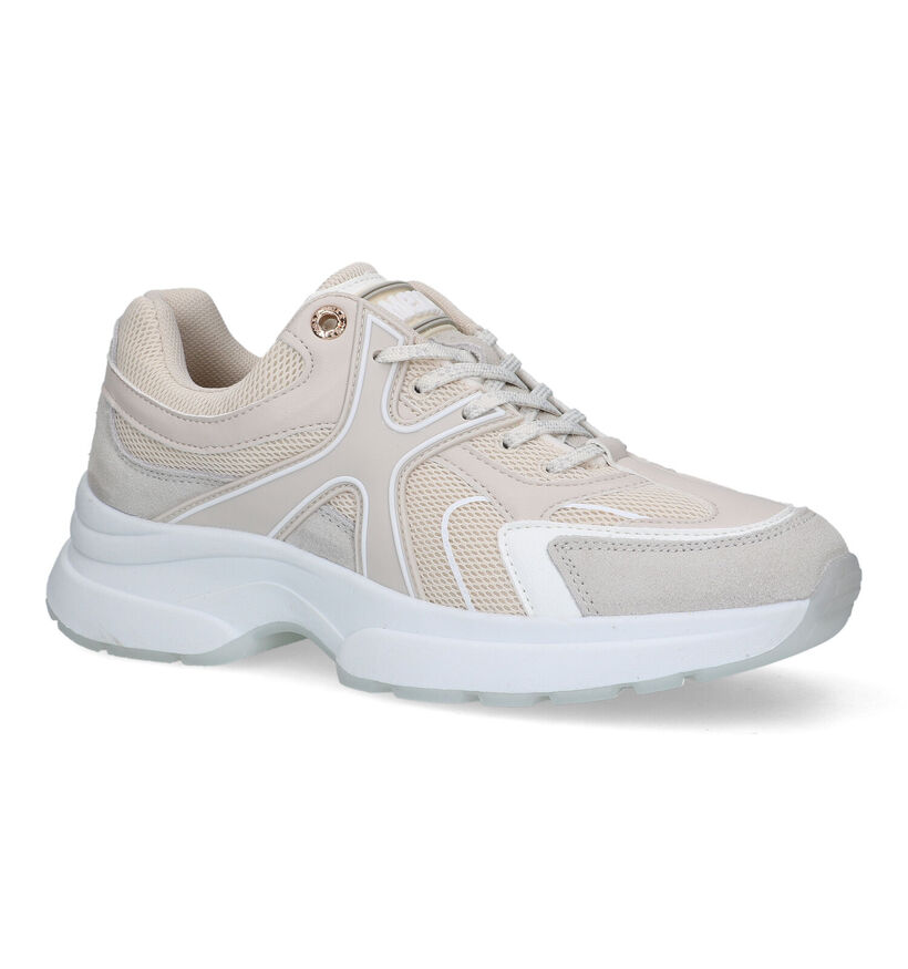 Mexx Loyce Beige Sneakers voor dames (319596)