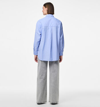 Pieces Blouses Blauw